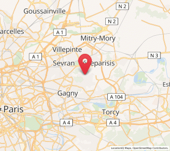 Map of Coubron, Île-de-France