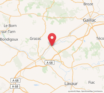 Map of Coufouleux, Occitanie