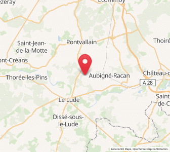 Map of Coulongé, Pays de la Loire