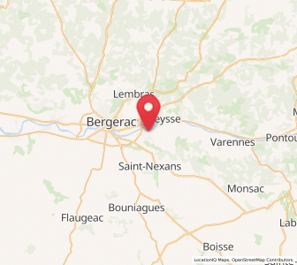 Map of Cours-de-Pile, Nouvelle-Aquitaine