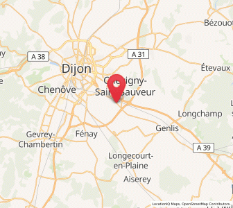 Map of Crimolois, Bourgogne-Franche-Comté