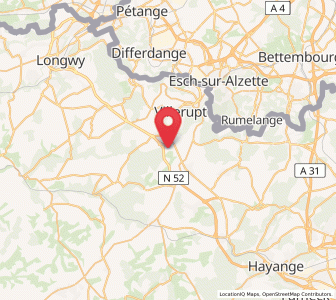 Map of Crusnes, Grand Est
