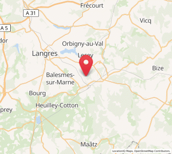 Map of Culmont, Grand Est