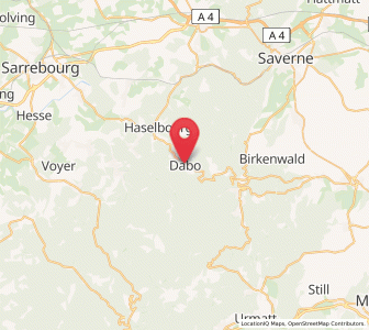 Map of Dagsburg, Grand Est