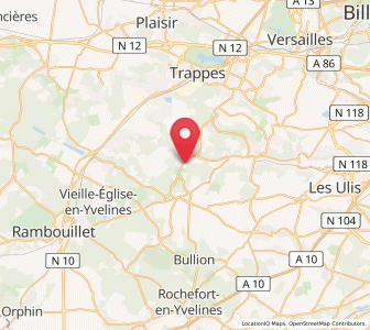 Map of Dampierre-en-Yvelines, Île-de-France