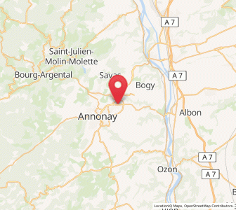 Map of Davézieux, Auvergne-Rhône-Alpes