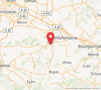 Map of Diémoz, Auvergne-Rhône-Alpes