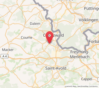 Map of Diesen, Grand Est