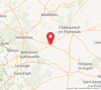 Map of Digny, Centre