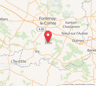 Map of Doix, Pays de la Loire