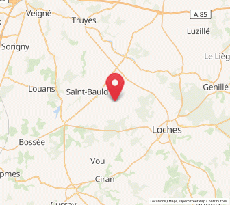 Map of Dolus-le-Sec, Centre