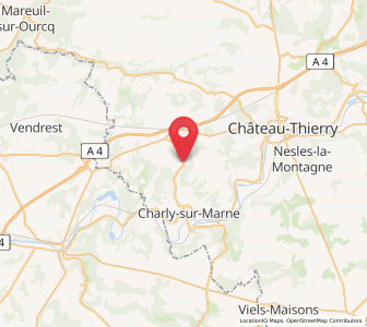 Map of Domptin, Hauts-de-France