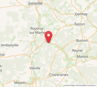 Map of Doulaincourt-Saucourt, Grand Est