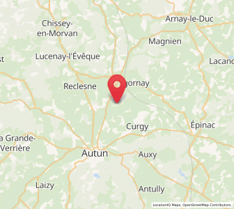 Map of Dracy-Saint-Loup, Bourgogne-Franche-Comté