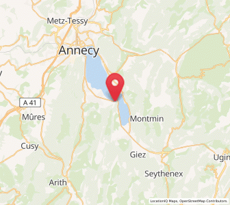 Map of Duingt, Auvergne-Rhône-Alpes