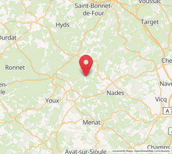 Map of Durmignat, Auvergne-Rhône-Alpes
