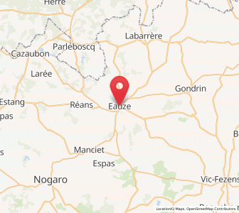 Map of Eauze, Occitanie
