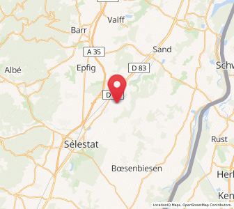 Map of Ebersmunster, Grand Est