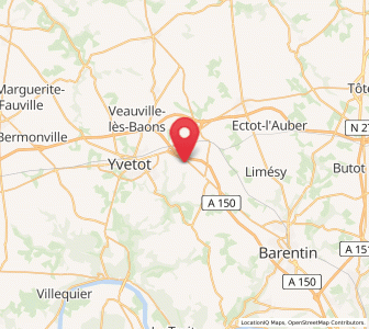 Map of Écalles-Alix, Normandy