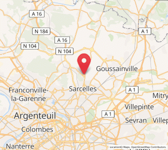 Map of Écouen, Île-de-France