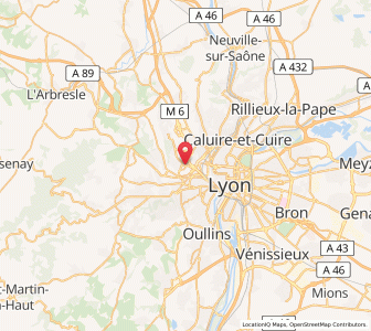 Map of Écully, Auvergne-Rhône-Alpes