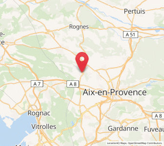 Map of Éguilles, Provence-Alpes-Côte d'Azur