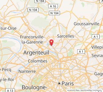 Map of Enghien-les-Bains, Île-de-France