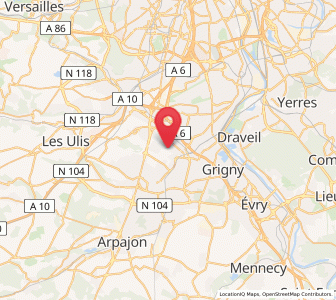 Map of Épinay-sur-Orge, Île-de-France