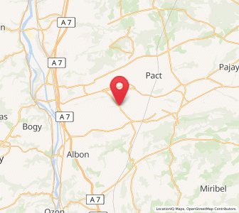 Map of Épinouze, Auvergne-Rhône-Alpes