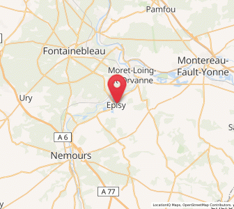 Map of Épisy, Île-de-France