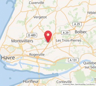 Map of Épretot, Normandy