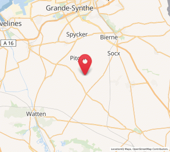 Map of Eringhem, Hauts-de-France
