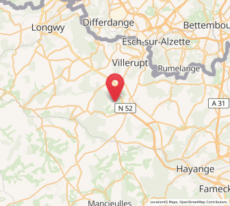 Map of Errouville, Grand Est