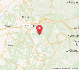 Map of Escoutoux, Auvergne-Rhône-Alpes