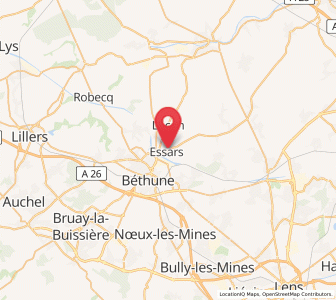 Map of Essars, Hauts-de-France