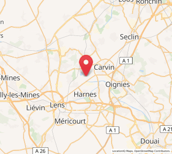 Map of Estevelles, Hauts-de-France