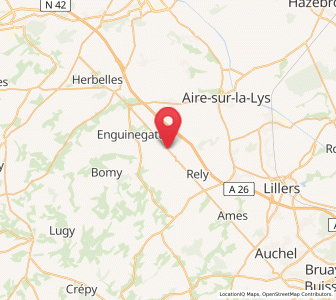 Map of Estrée-Blanche, Hauts-de-France