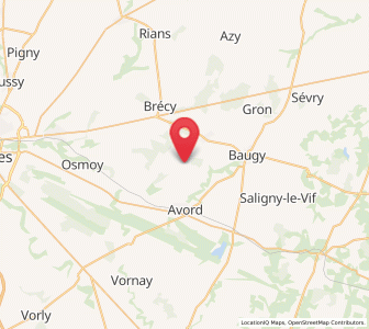 Map of Farges-en-Septaine, Centre