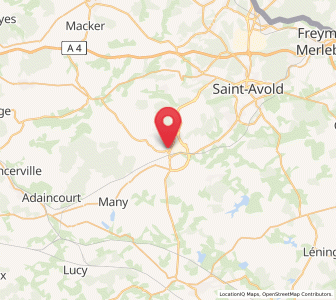Map of Faulquemont, Grand Est