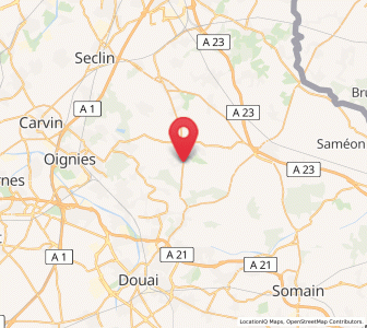 Map of Faumont, Hauts-de-France