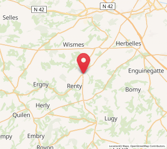 Map of Fauquembergues, Hauts-de-France