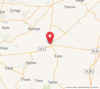 Map of Fère-Champenoise, Grand Est