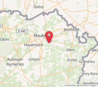 Map of Ferrière-la-Grande, Hauts-de-France