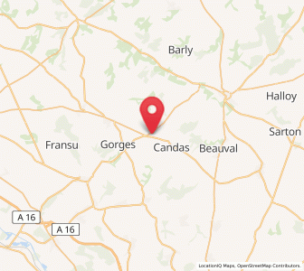 Map of Fienvillers, Hauts-de-France