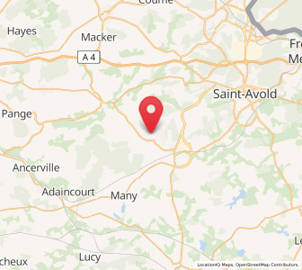 Map of Flétrange, Grand Est