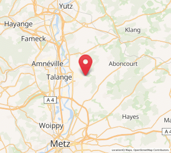 Map of Flévy, Grand Est