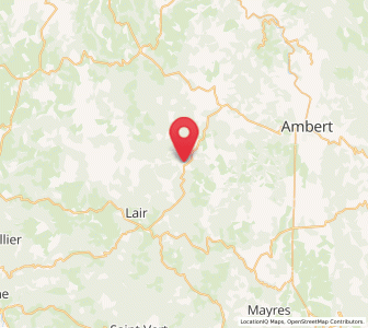 Map of Fournols, Auvergne-Rhône-Alpes