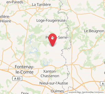 Map of Foussais-Payré, Pays de la Loire