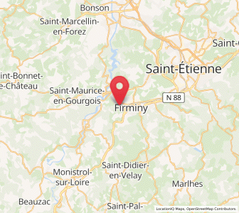 Map of Fraisses, Auvergne-Rhône-Alpes