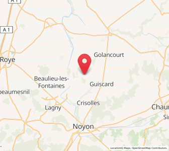 Map of Fréniches, Hauts-de-France
